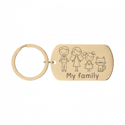 Familien Schlüsselanhänger