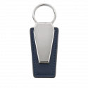 Personalisierter Leder-Schlüsselanhänger mit Metallplatte