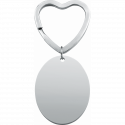 Personalisierter Schlüsselanhänger mit Ovaler Fotogravur