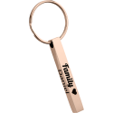 Schlüsselanhänger mit 3D-Rechteck-Gravur